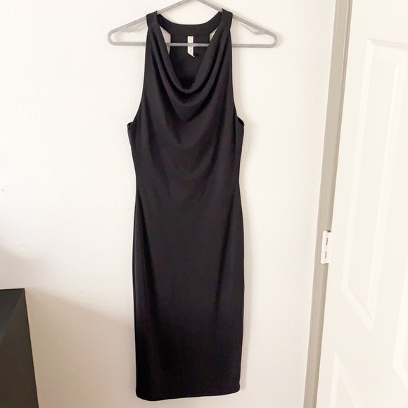 A+ Ellen Ribbed Midi Bodycon Racer Back Dress - Picture 1 of 7